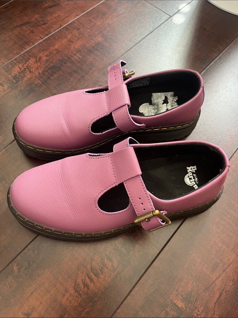 Dr. Martens Leather Zavala T-Bar Mary Jane Shoes